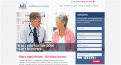 Desktop Screenshot of jandbmedicalinsurance.com